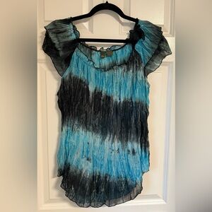 Y2K Whimsigoth Top Women’s Sz L Dark Fairy Vamp Sere Nade New York Sequined Tank